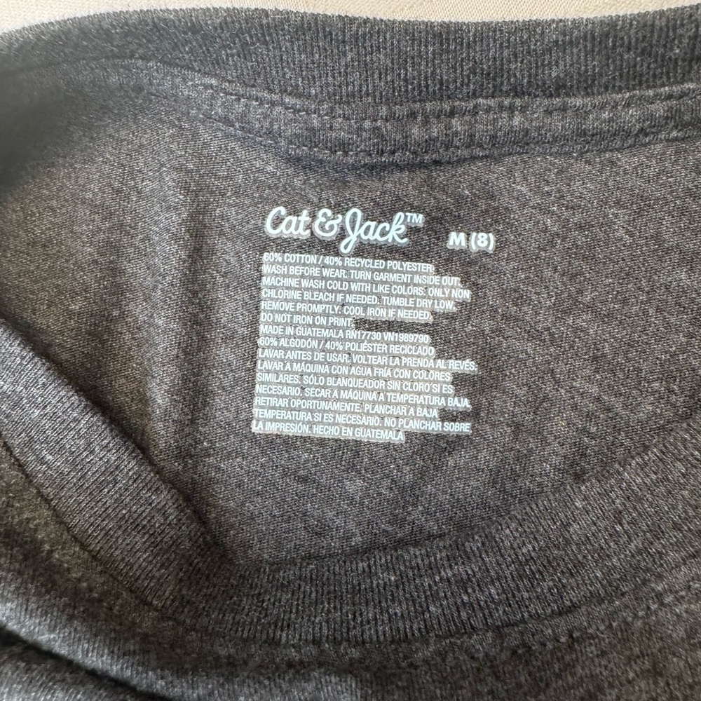 Cat & Jack Skeleton Graphic Long Sleeve Shirt - Picture 6 of 6